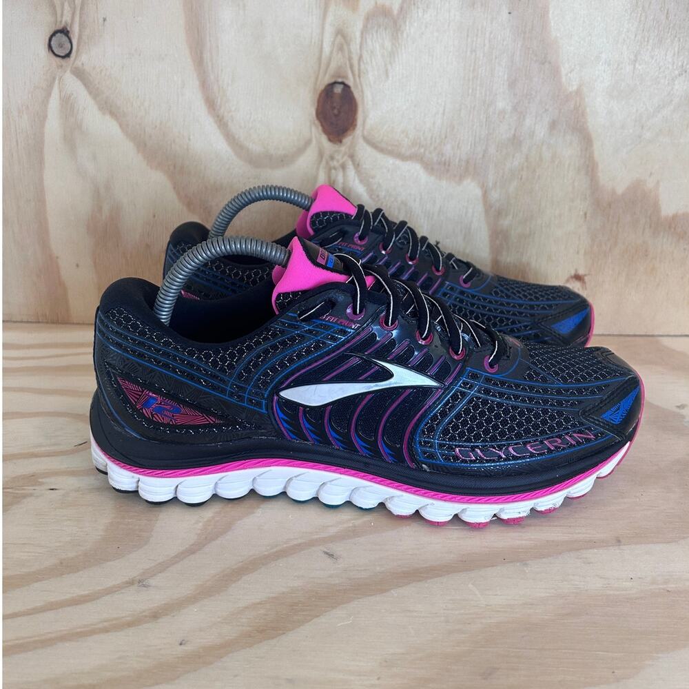 Brooks - Glycerin 12 - Running Shoes - Black/Pink - Women's - 10(B) -1201601B057
